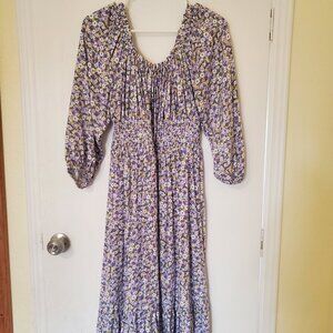 Beautiful Boho Spring Flower Gap Dress (M)